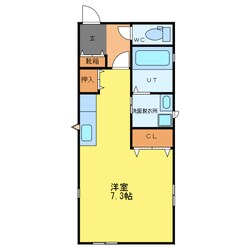 佐古駅 徒歩24分 1階の物件間取画像